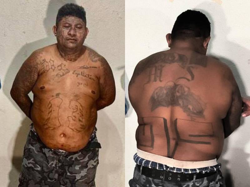 Un supuesto cabecilla de la Mara Salvatrucha (MS-13) fue detenido ayer, lunes, en Potrerillos, Cortés.