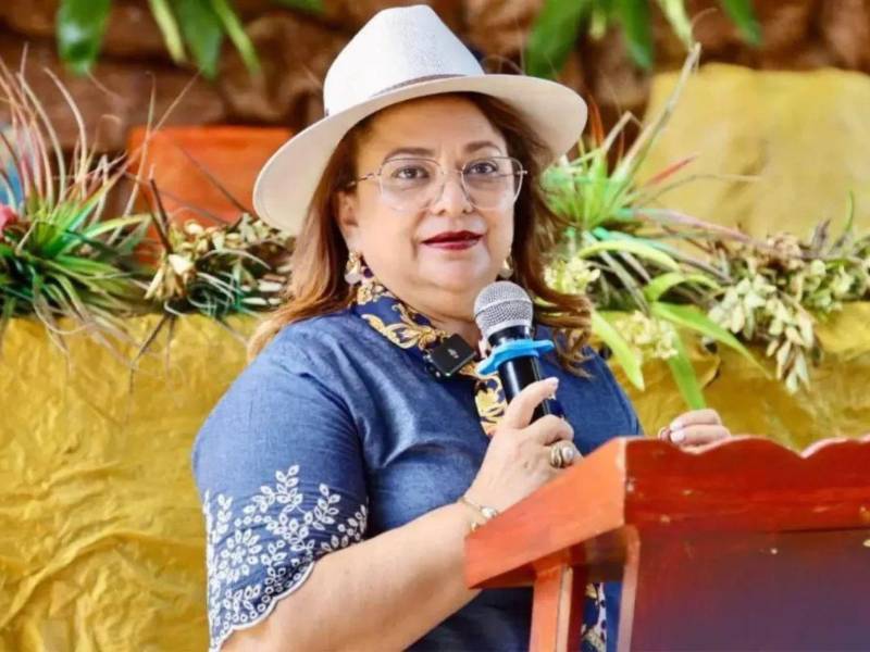 La ministra de Educación,<b> Arely Argueta.</b>