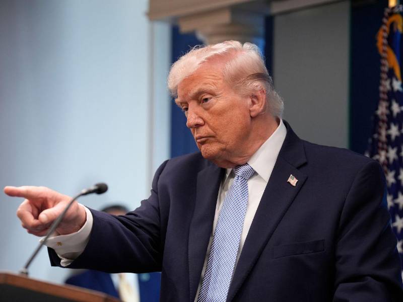 El presidente de Estados Unidos aseguró este lunes en rueda de prensa en la Casa Blanca que todo Irán puede ser aniquilado en una noche.