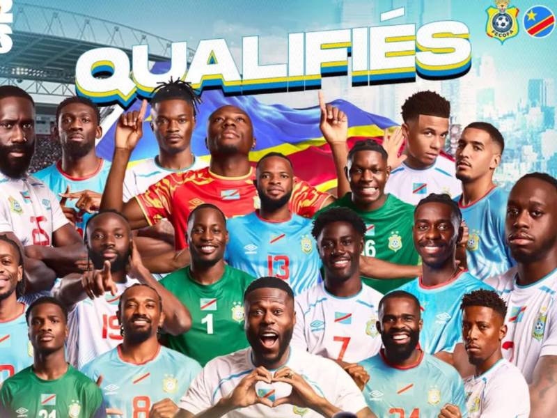 La República Democrática del Congo formará parte del Grupo K en el Mundial 2026-.