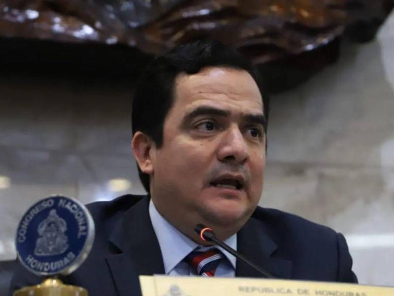 Mario Pérez, actual diputado de la bancada del Partido Nacional, en una sesión legislativa en enero de 2026.