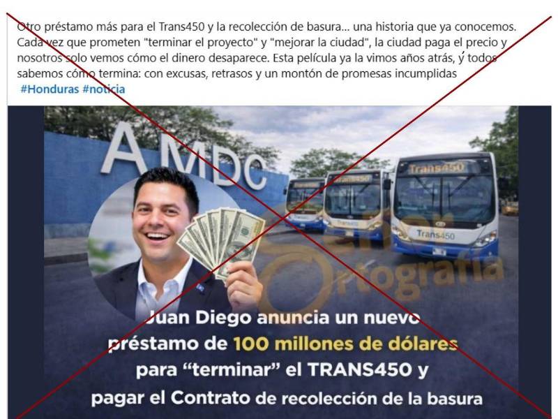 Captura de pantalla a una publicacion de Facebook hecha el 17 de marzo de 2026.