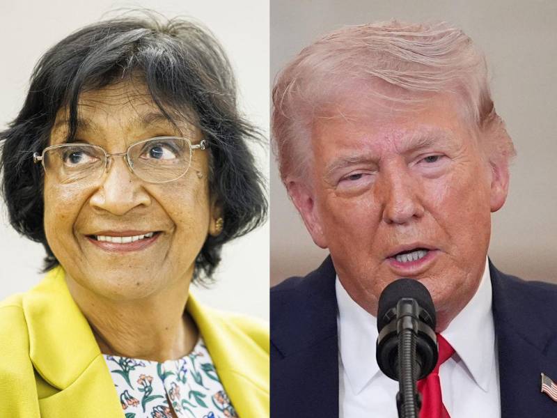 Muchas gracias, si aplaudís un poco más, puede que comparta este premio con Trump, dijo al llegar a una rueda de prensa en Núremberg.
