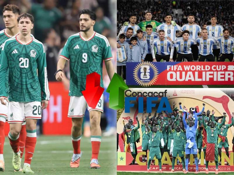 Así está el primer ranking FIFA del año con varias sorpresas tras la Copa de África. México fue bajado por el campeón y otras selecciones de la Concacaf también bajan puestos.