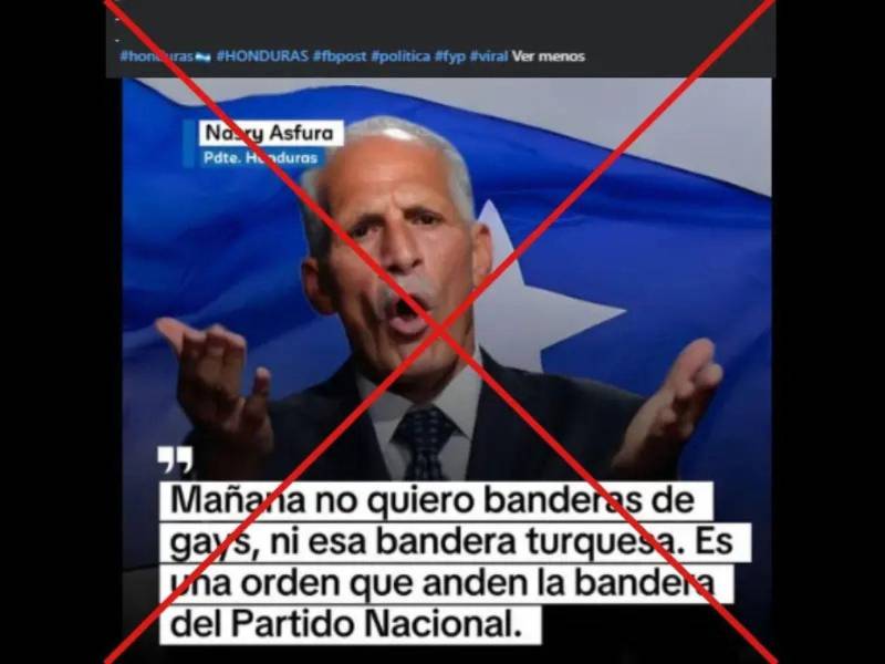 Captura de pantalla a una publicación de Facebook, hecha el 18 de septiembre de 2026.