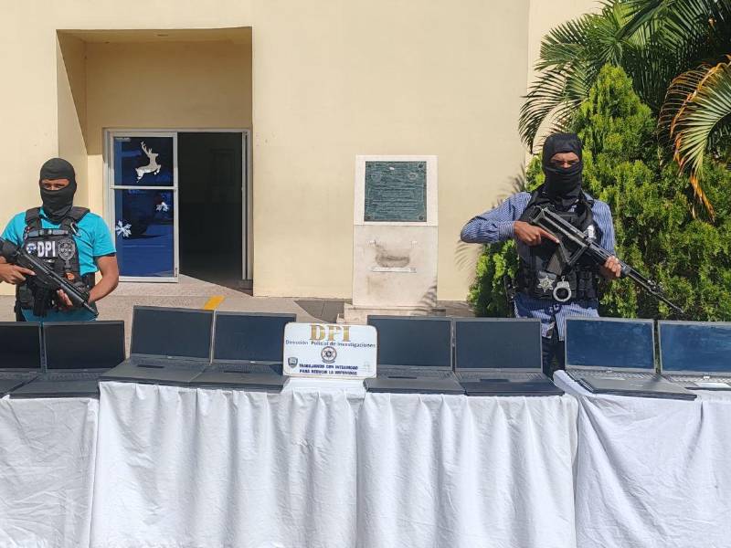 El equipo robado se encontró finalmente en el barrio El Centro, de Tegucigalpa.