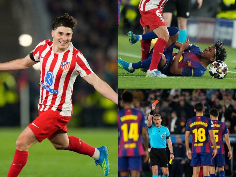 La ida en el Camp Nou dejó al Atlético con la ventaja, mientras el Barcelona sufrió la polémica por un penal ignorado y un juego que se calentó desde antes del pitazo inicial.