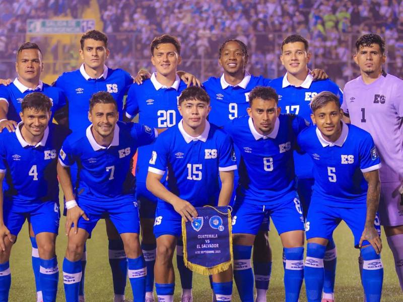 El 11 titular de la selección de El Salvador que sacó la victoria en Guatemala.