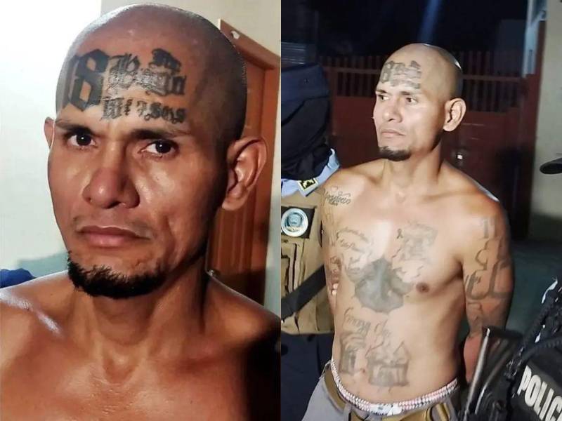 Agentes policiales capturaron a dos presuntos integrantes de la pandilla 18 señalados de extorsionar a transportistas y comerciantes en Tegucigalpa.