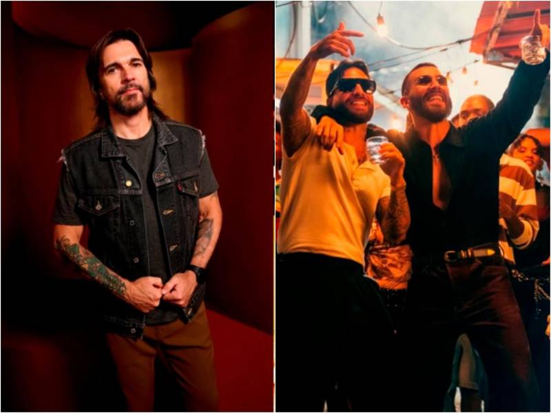 Juanes, Maluma y Manuel Turizo.
