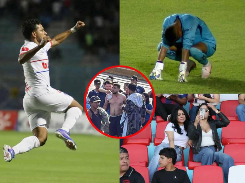 Las imágenes del caliente Clásico que ganó Olimpia (0-1) al Motagua que se manchó con el enfrentamiento entre las barras previo al inicio del partido en las afueras del estadio Nacional Chelato Uclés, dejando aficionados heridos.