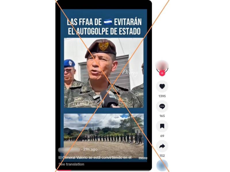 Captura de pantalla de una publicación de TikTok hecha el 11 de enero de 2026.