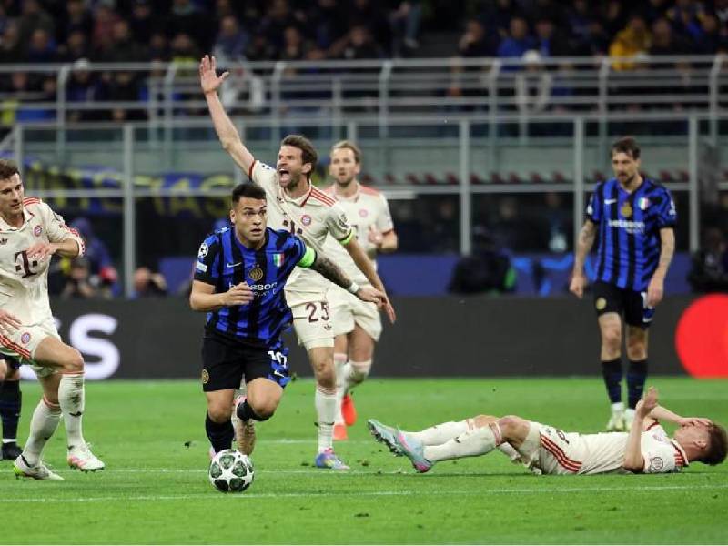Inter de Milán elimina al Bayern y amenaza al Barcelona en semis de Champions