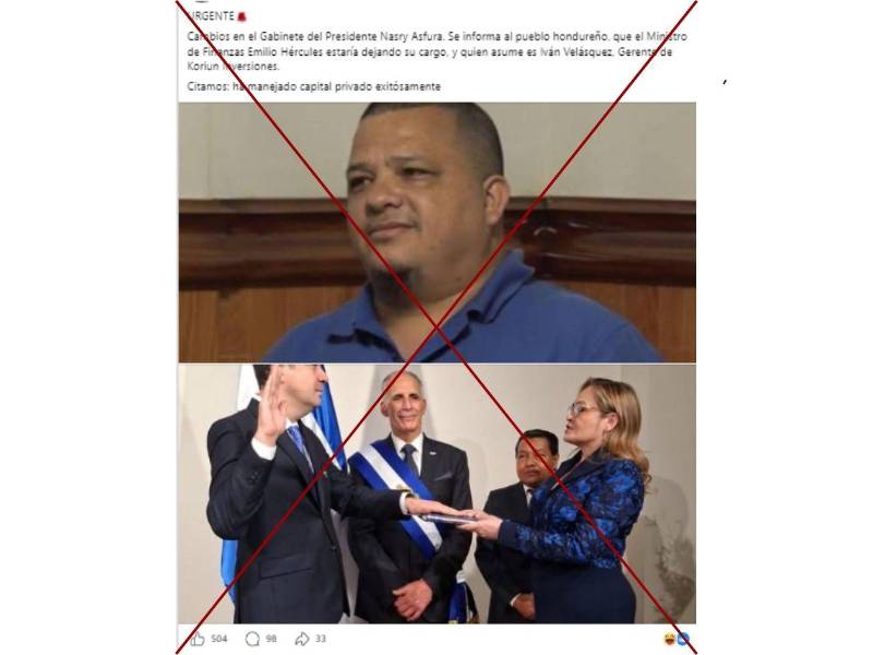 Captura de pantalla a una publicación de Facebook hecha el 13 de abril de 2026.