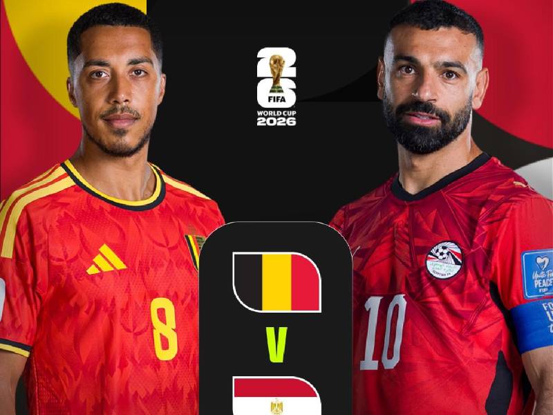 Bélgica y Egipto forman parte del grupo G del Mundial 2026.