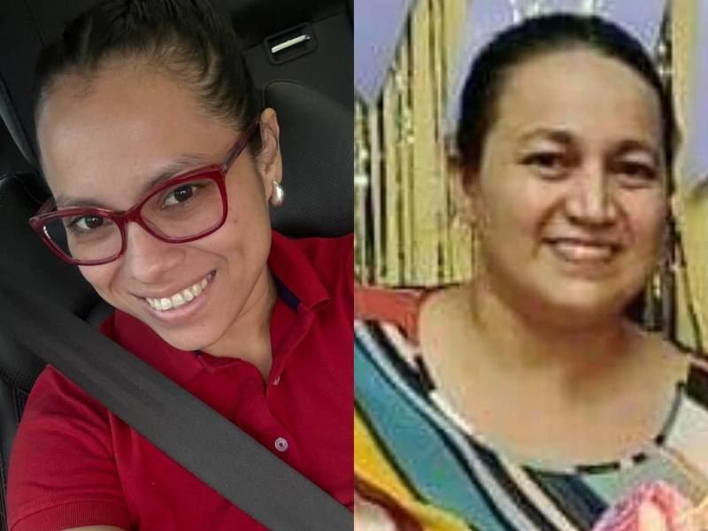 Brenda Yaneth Gómez (izquierda) fue encontrada sin vida en el vehículo de su esposo, Sergio Florentino Díaz. Gina Liseth Gutiérrez (derecha), según la Policía, también habría sido asfixiada por Díaz.