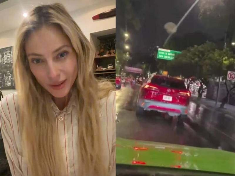 Vanessa Huppenkothen vivió momentos de tensión cuando denunció en redes sociales haber sido víctima de un presunto montachoques que iba en una camioneta con placas G09BSF.