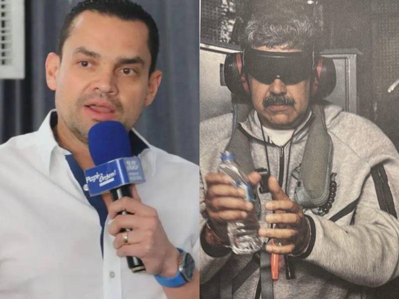 Tomás Zambrano y Nicolás Maduro en el collage.