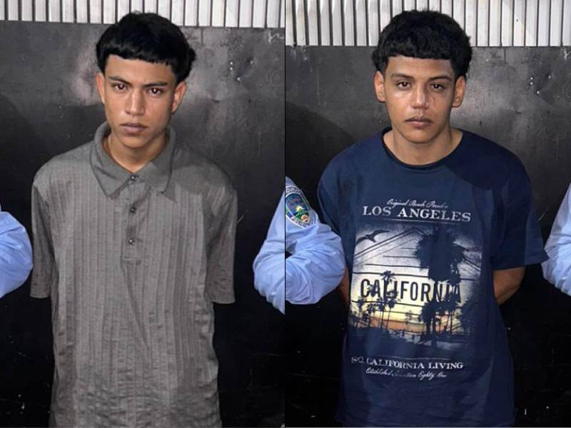 Justin Jacobo Cálix Coca y José Roberto Alemán Rivera están en prisión por el asesinato de los dos estudiantes del Intae.