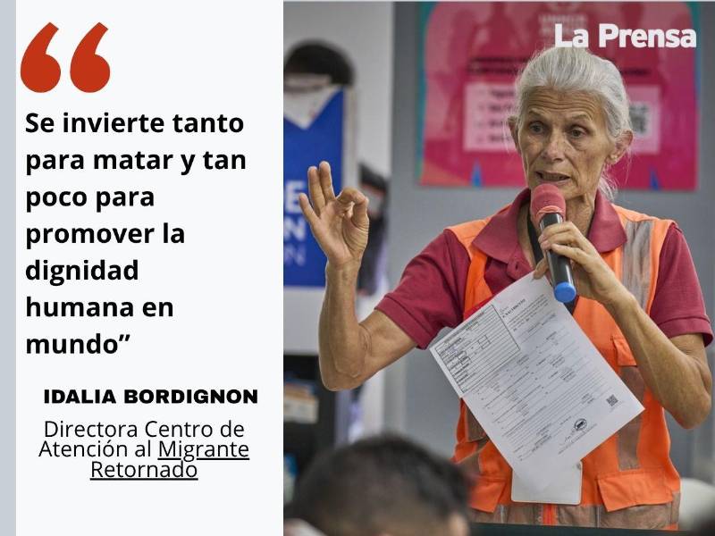 Idalia Bordignon insta a las autoridades a brindar mayor acompañamiento a las personas que llegan al país en calidad de retornadas.
