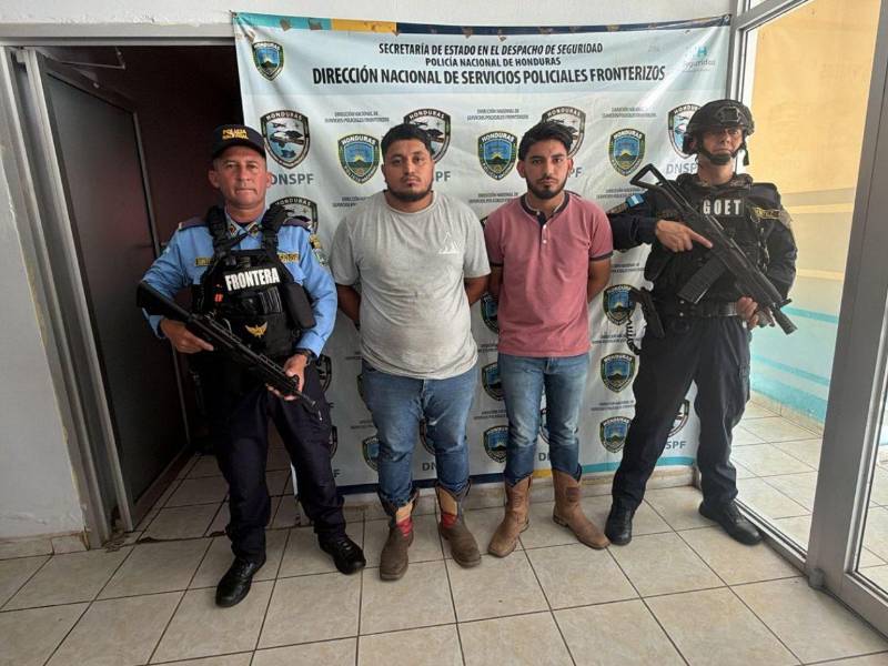 La persecución se originó este miércoles en horas de la mañana en la comunidad de Ceibita, municipio de Quimistán.