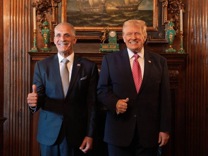 El presidente de Honduras, Nasry 'Tito' Asfura y su homólogo estadounidense, Donald Trump.