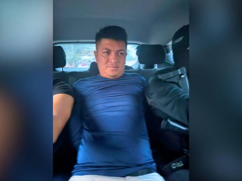 Fotografía de Darwin David Espinal detenido esta mañana.