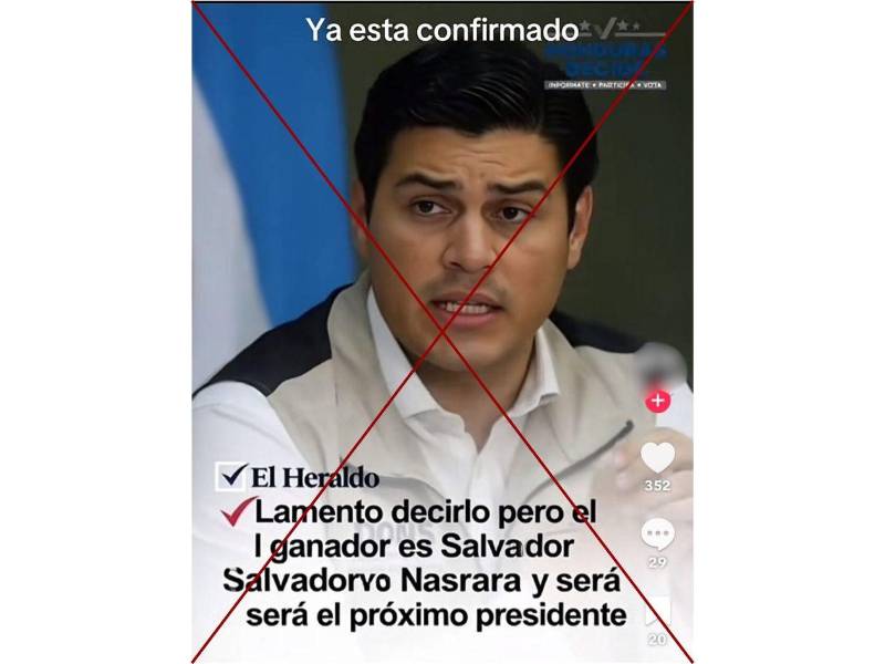 Captura de pantalla a una publicación de TikTok hecha el 12 de diciembre de 2025.