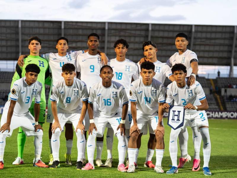 El 11 titular de Honduras que perdió ante Jamaica en el Premundial Sub-20 de Concacaf.