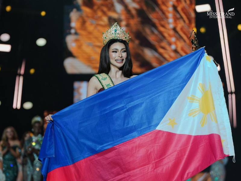 Emma Mary Tiglao ganó este sábado en Tailandia el concurso de belleza Miss Grand International.