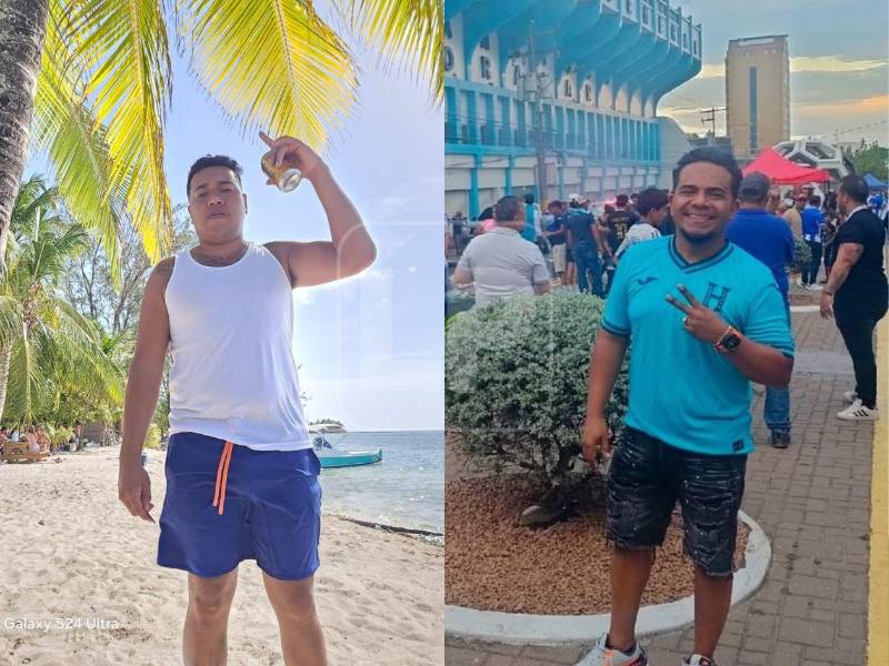 Irvin Noé Hernández Altamirano y Darwin Vásquez, dos de las víctimas mortales.
