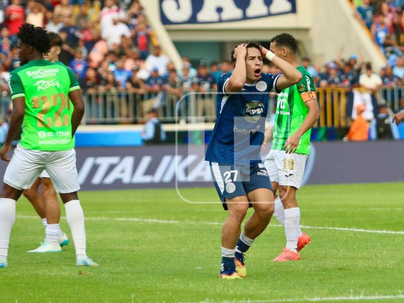 Motagua perdonó muchas ocasiones en la primera parte.
