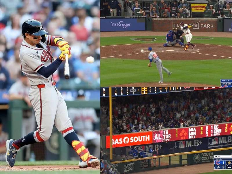 Mauricio Dubón destaca nuevamente con los Bravos de Atlanta en las Grandes Ligas.