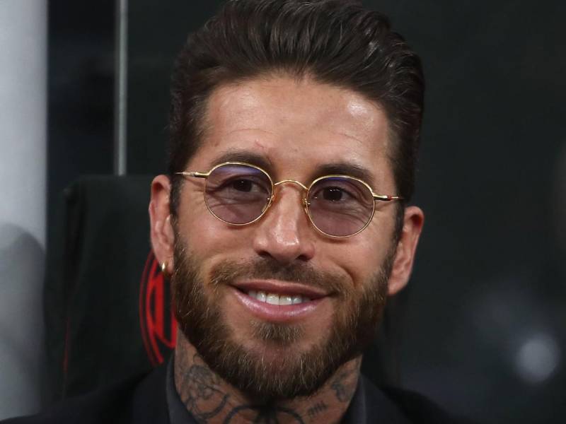 Sergio Ramos sorprendió ya que presenció en directo el derbi de Milán como invitado especial de Luka Modric.