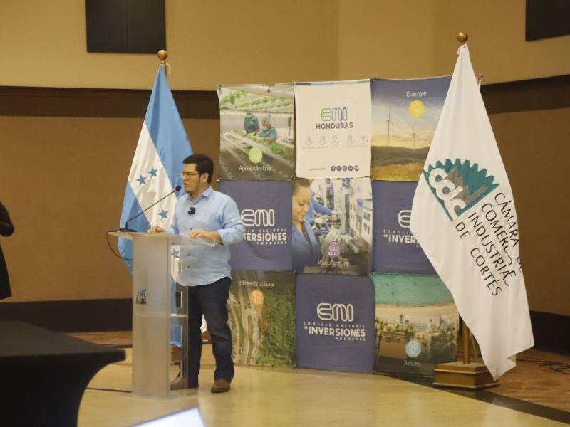 El ministro de Trabajo, Wilmer Fernández, durante su participación en la socialización del portal de inversiones.