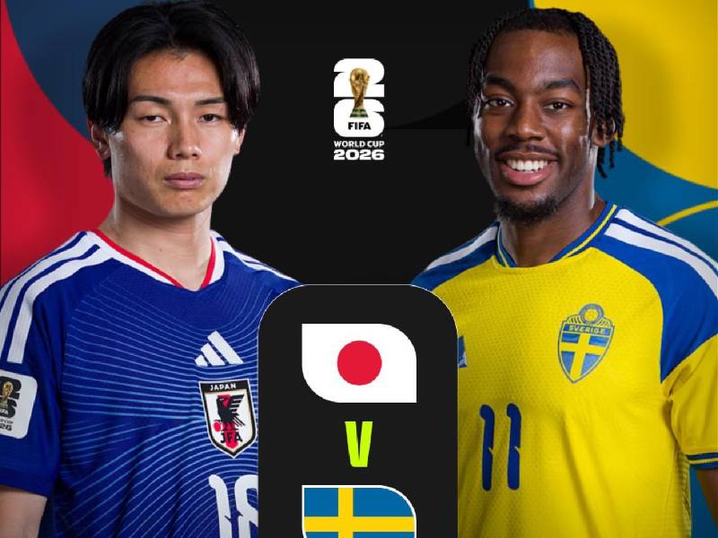 Japón y Suecia se ponen a prueba para sellar su pase a la siguiente ronda del Mundial 2026.