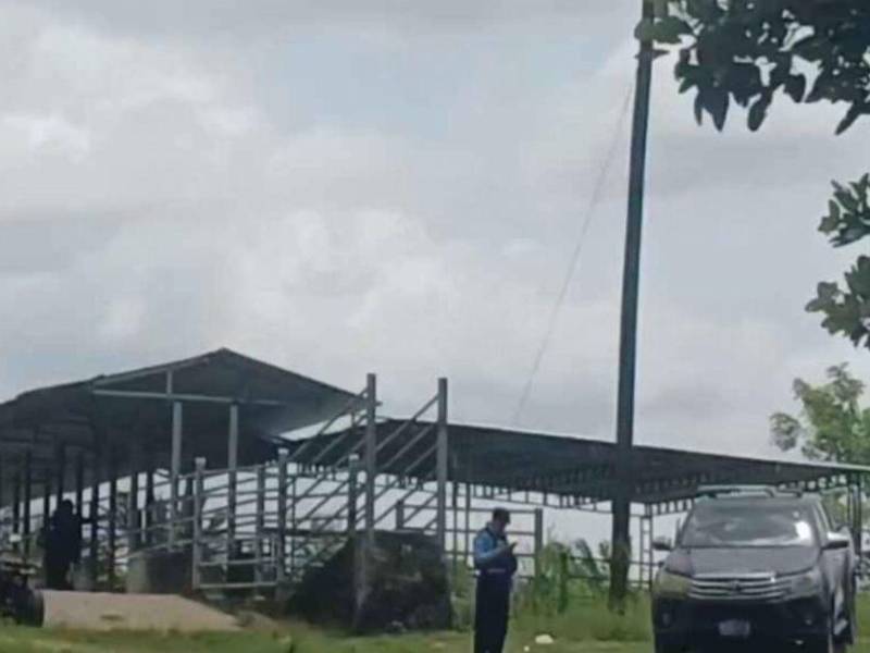Finca en la que fue reportado el enfrentamiento armado.