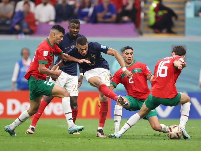 Francia le ganó por 2-0 a Marruecos en el partido de 2022.