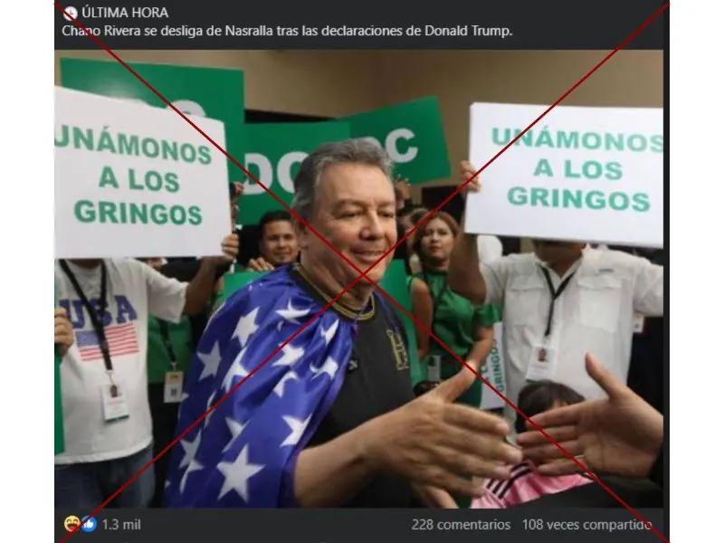 Captura de pantalla a una publicación de Facebook hecha el 27 de noviembre de 2025.