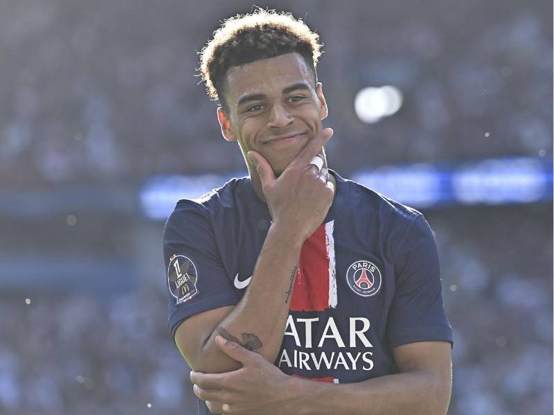 Désiré Doué marcó el gol que le dio el triunfo y el título al PSG.