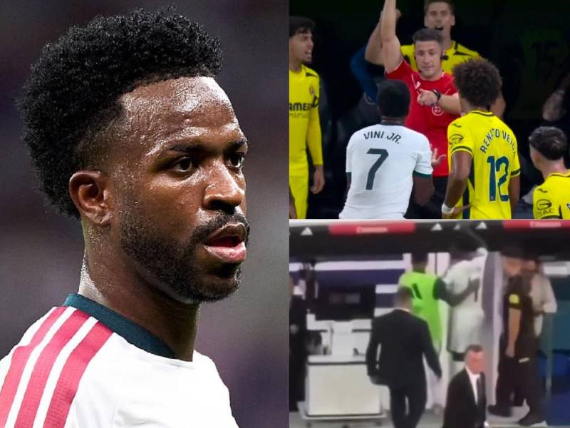 La insólita expulsión de Vinicius ante el Villarreal sigue generando comentarios, pero también, continúan saliendo a la luz imágenes y detalles de lo ocurrido.