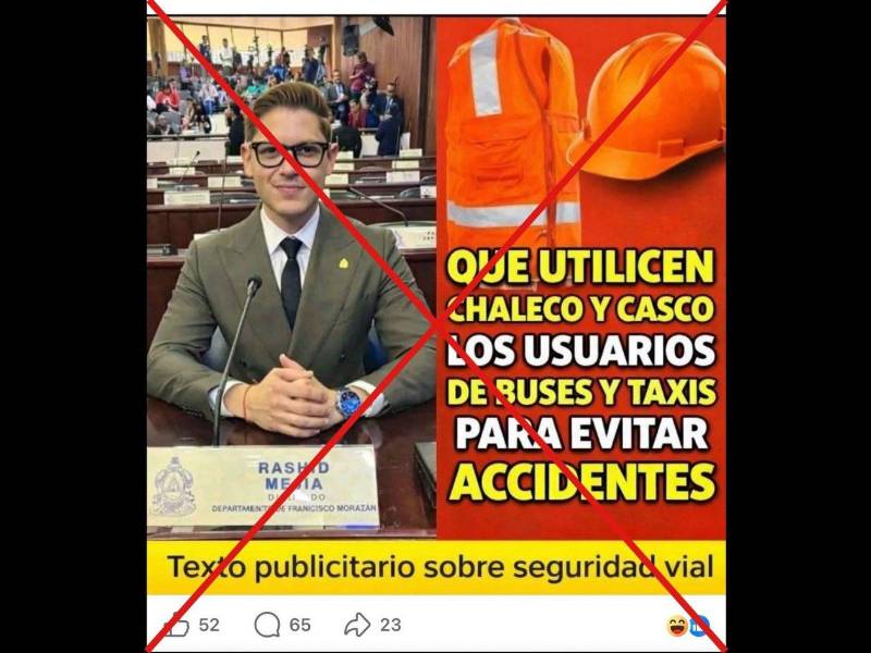 Captura de pantalla a una publicación de Facebook hecha el 11 de mayo de 2026
