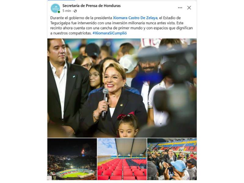 El último posteo desde la saliente Secretaría de la Presidencia, entidad que dirigió Héctor Zelaya, hijo de la ahora expresidenta Xiomara Castro.