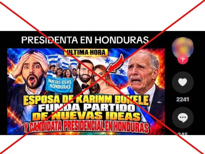 Captura de pantalla a una publicación de TikTok, hecha el 16 de octubre de 2026.