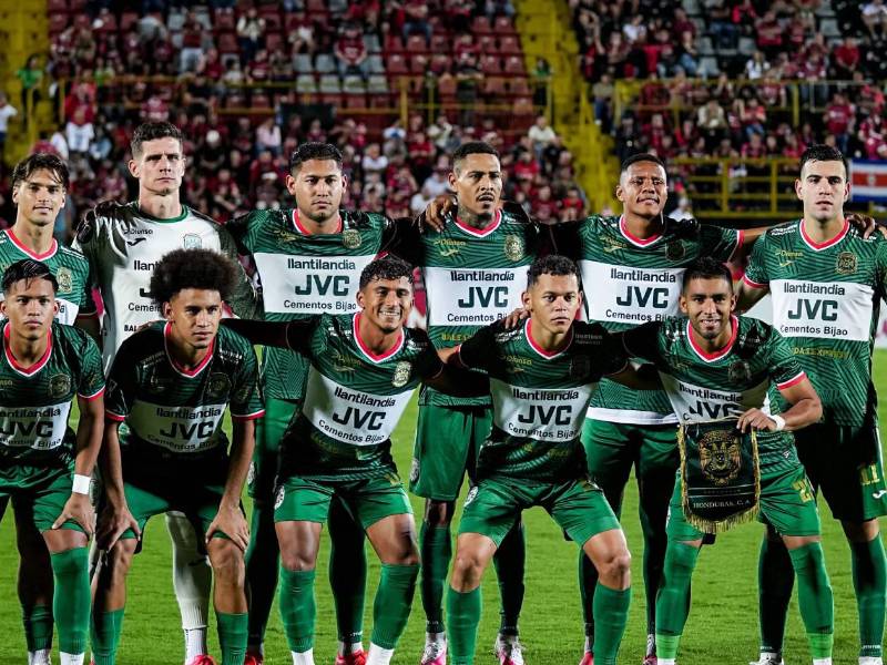 El 11 titular del Marathón que mandó a la cancha Silvio Rudman para el duelo ante Alajuelense.