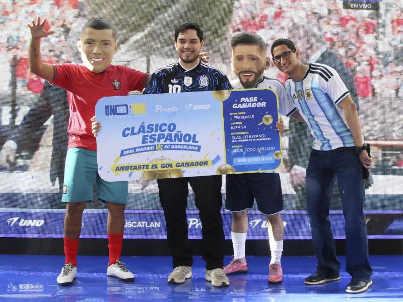 Durante el evento se anunció al afortunado ganador de un viaje para dos personas con todos los gastos pagados para vivir en España el Clásico entre el FC Barcelona y el Real Madrid.