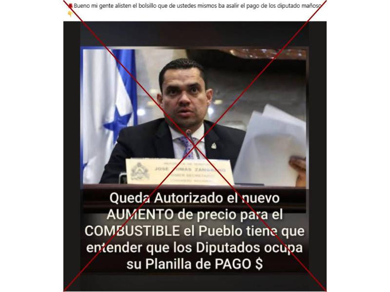Captura de pantalla a una publicación de Facebook hecha el 28 de marzo de 2026.