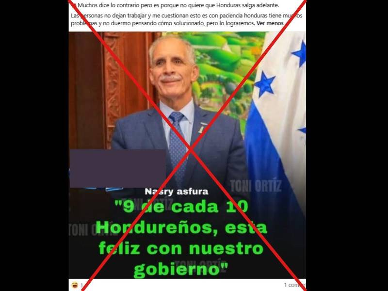 Captura de pantalla a una publicación de Facebook hecha el 15 de julio de 2026.