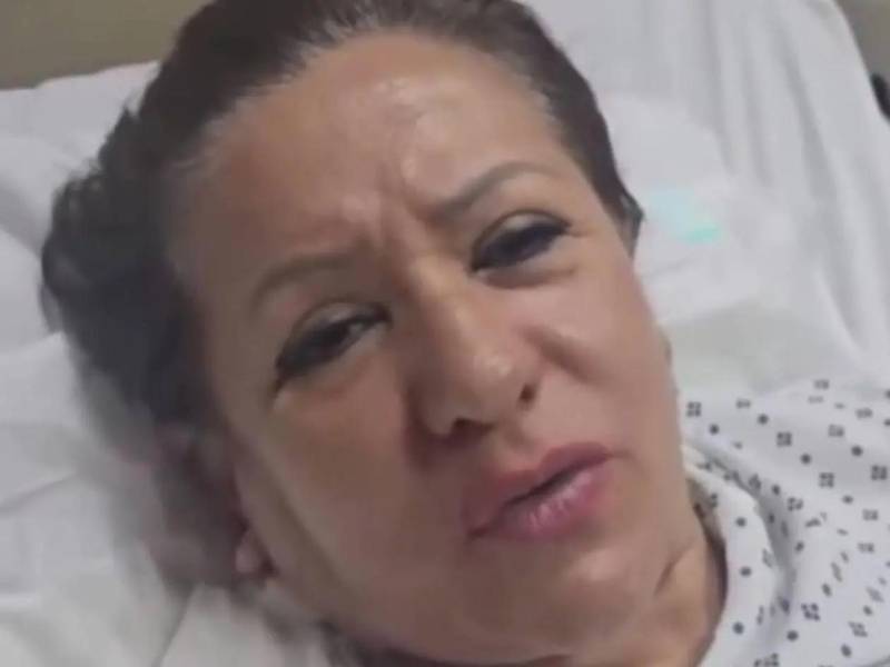 La diputada permanece hospitalizada en Tegucigalpa.