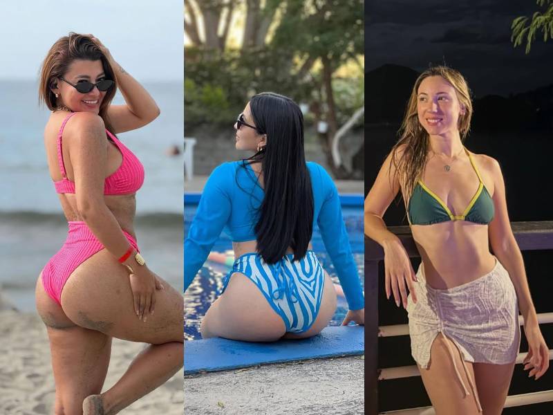 Las bellas periodistas deportivas y presentadoras hondureñas disfrutaron del Feriado Morazánico en las playas de Honduras. Una linda española cautivó en un pueblo.